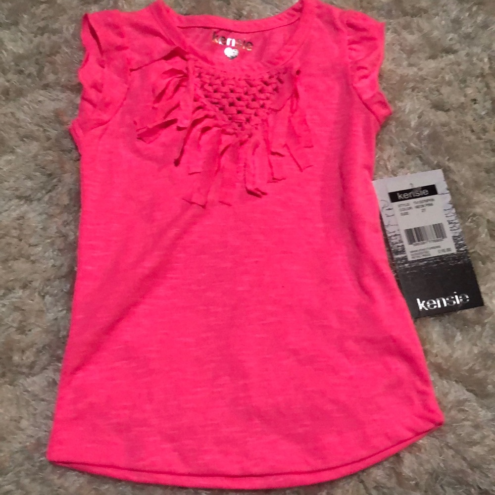 Girls hot pink top